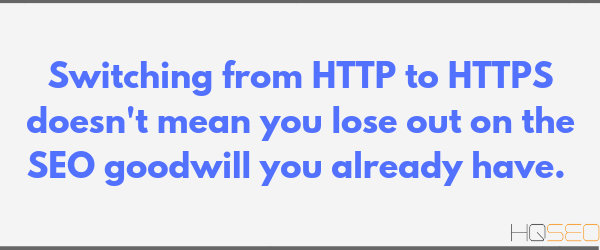SSL Myth - HTTP Redirect - SEO 