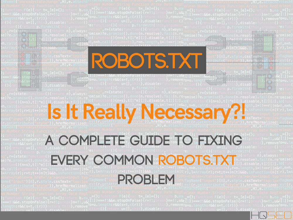 Is Robots.Txt Necessary